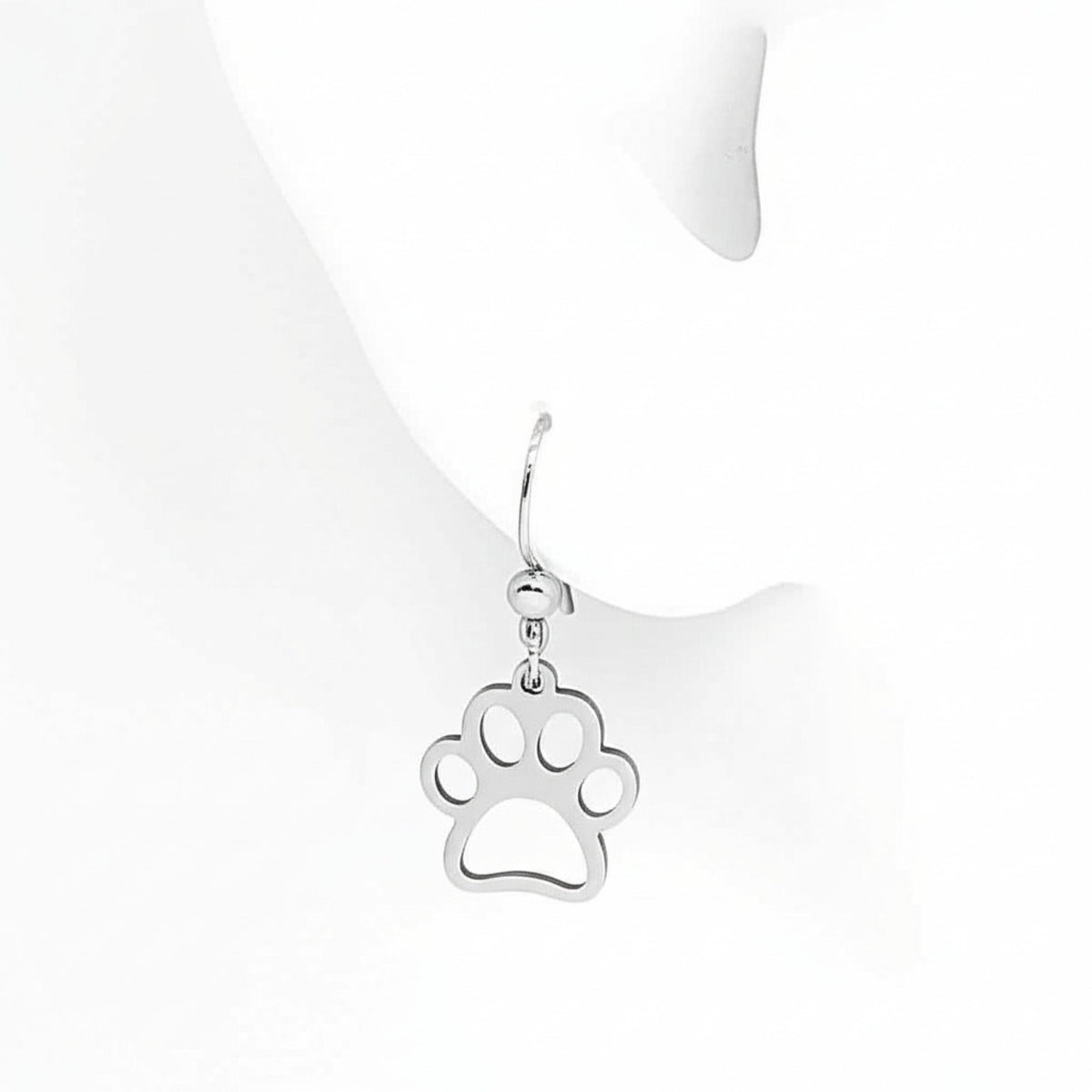 Paw Print Cut-Out Earrings