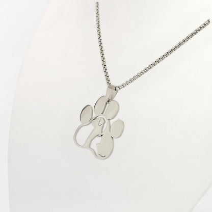Pet Love Paw Print Necklace