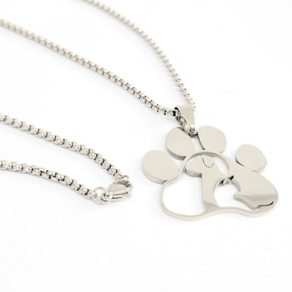 Pet Love Paw Print Necklace