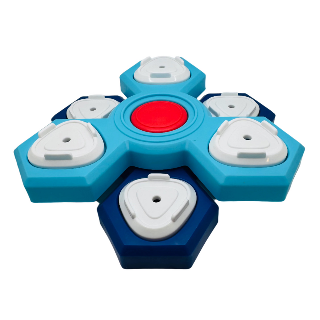 Dog Puzzle Toy – Honeycomb Interactive Feeder