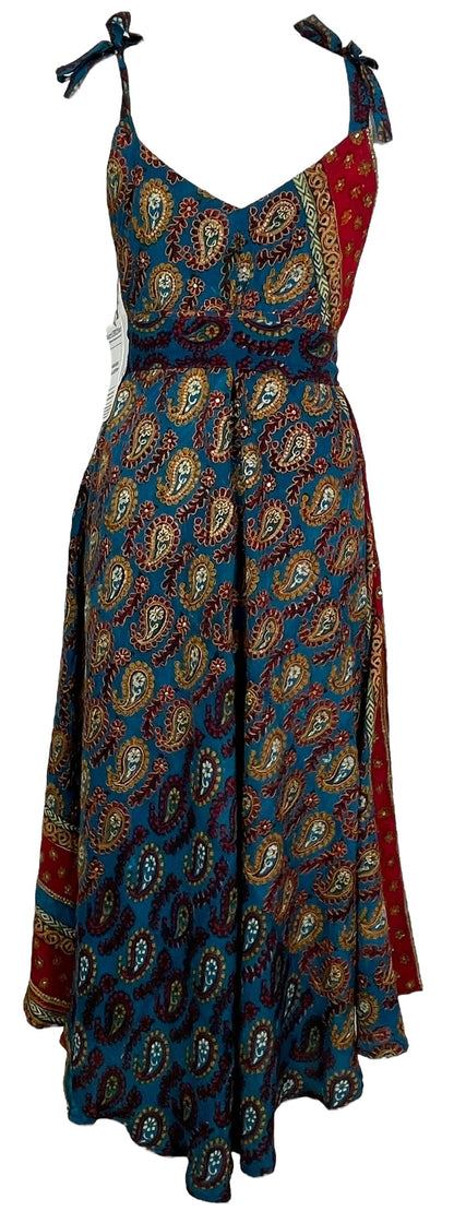 STAFF HOLD PRC7675 Avatar Pure Silk Maxi Dress with Belt