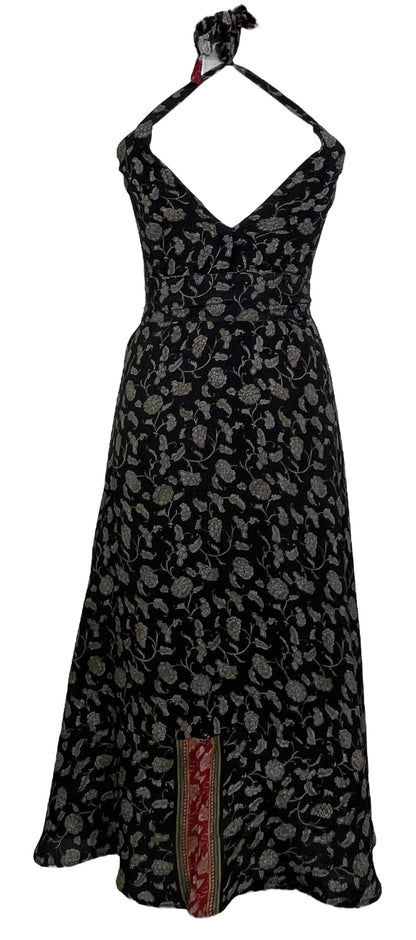 PRC7693 Avatar Pure Silk Maxi Dress with Belt