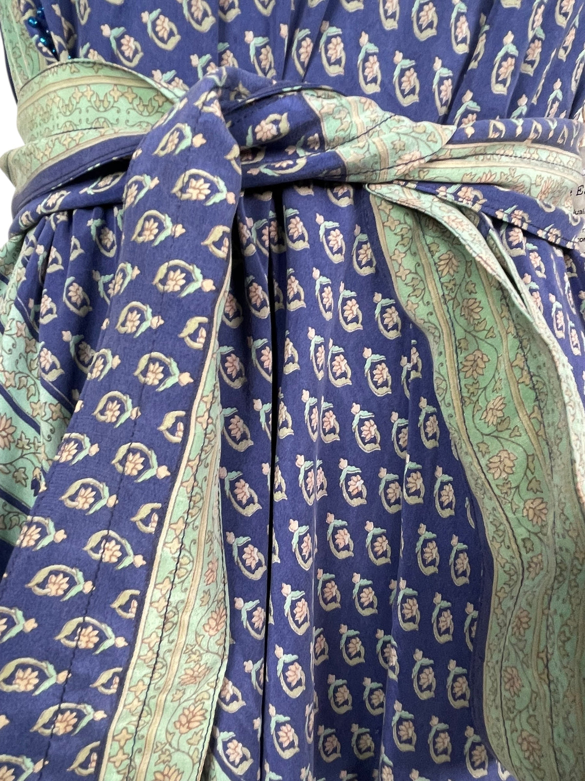 PRC7687 Avatar Pure Silk Maxi Dress with Belt