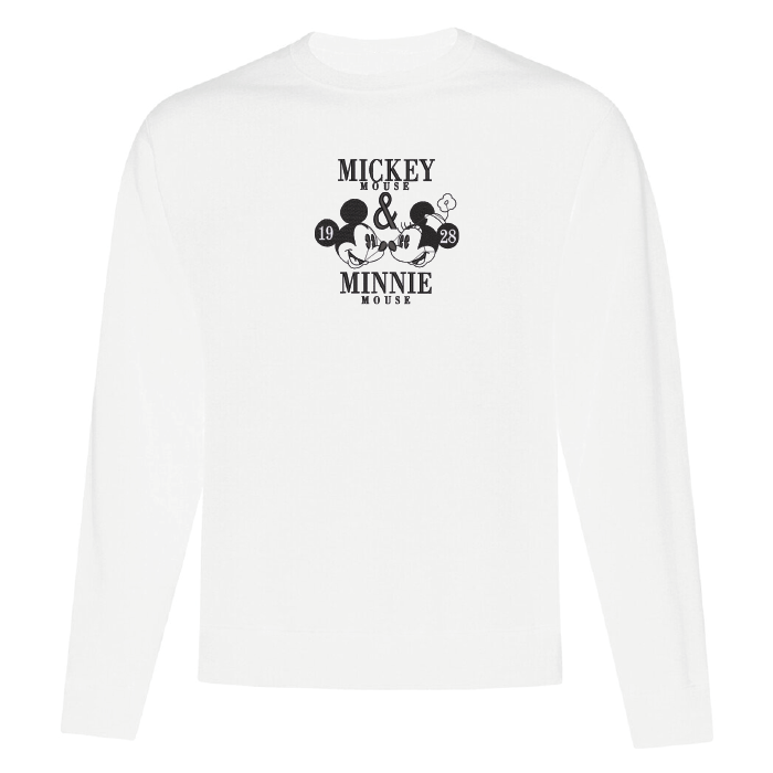 Crewneck Mickey & Minnie brodé