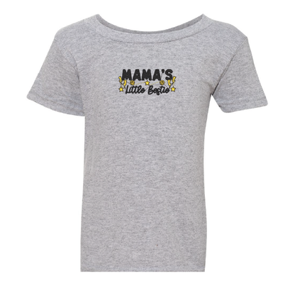 T-shirt "Mama's Little Bestie" pour tout petits brodé