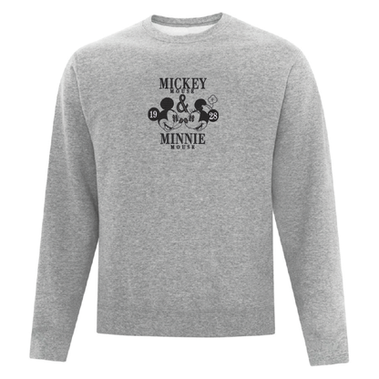 Crewneck Mickey & Minnie brodé