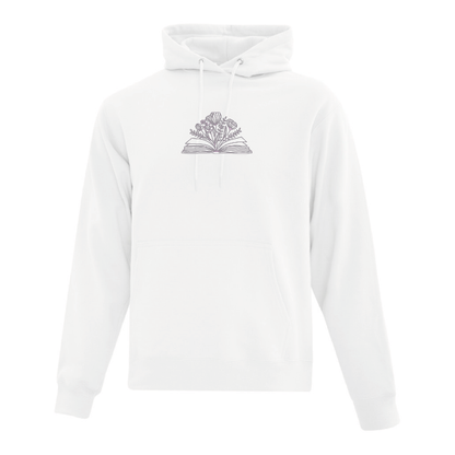Hoodie "Blooming Book" brodé