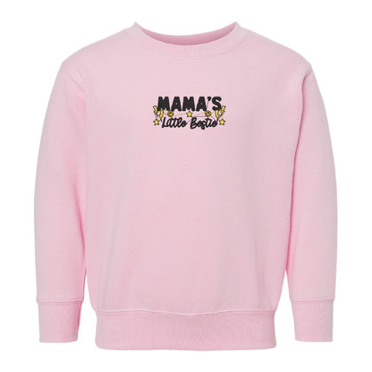 Crewneck "Mama's Little Bestie" brodé pour tout petits