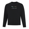 Crewneck "We're Going To Be Alright" brodé