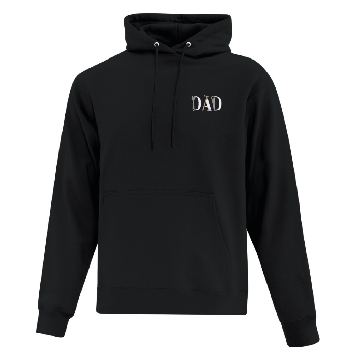 Hoodie Construction Dad brodé