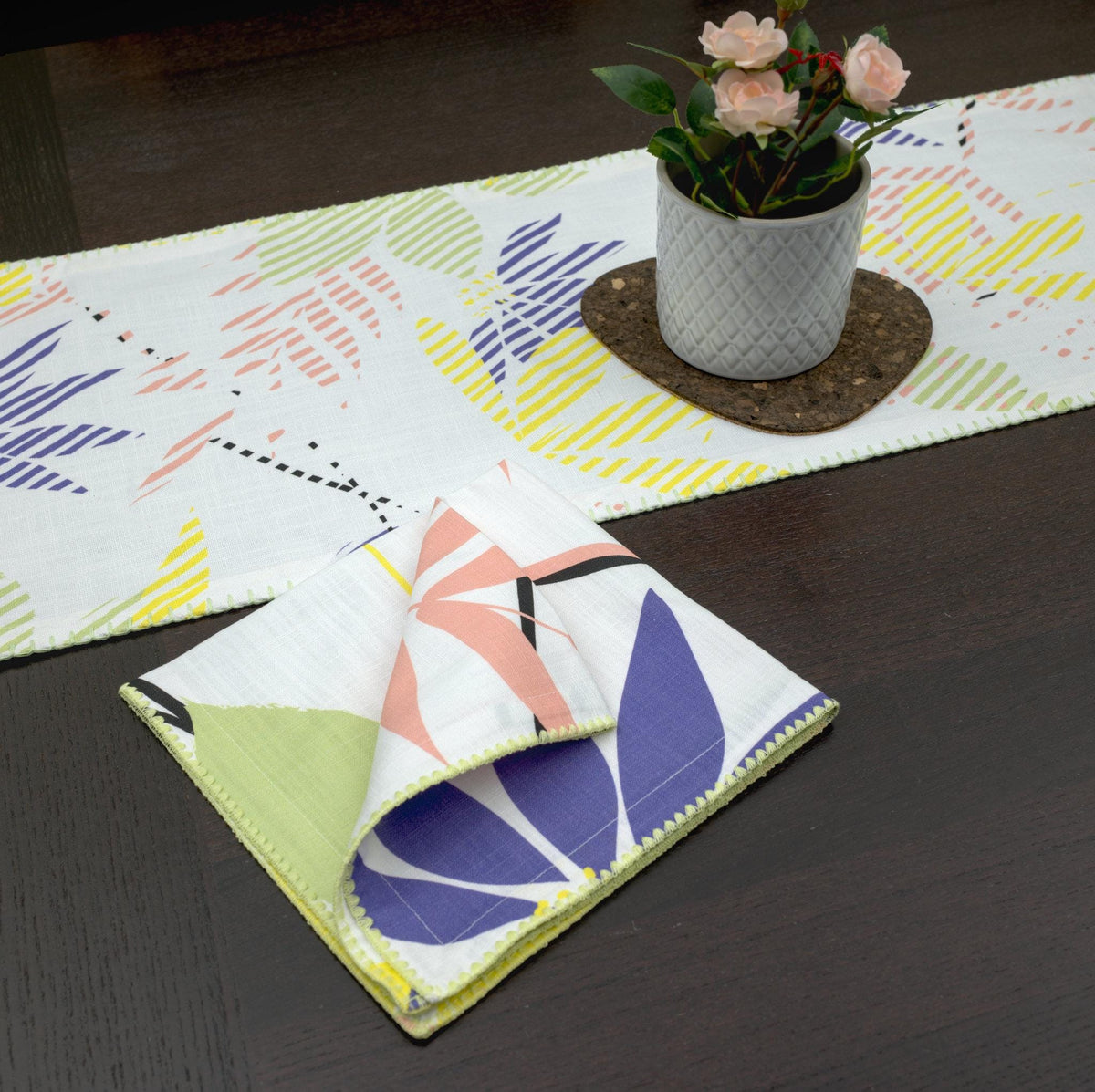 Pollen Up: Premium Cotton Dinner Napkins