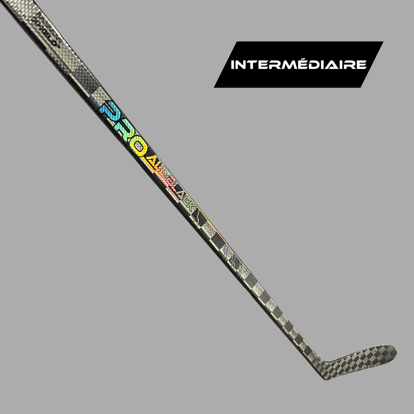 Bâton de hockey Pro All Black™ V2 – Intermédiaire