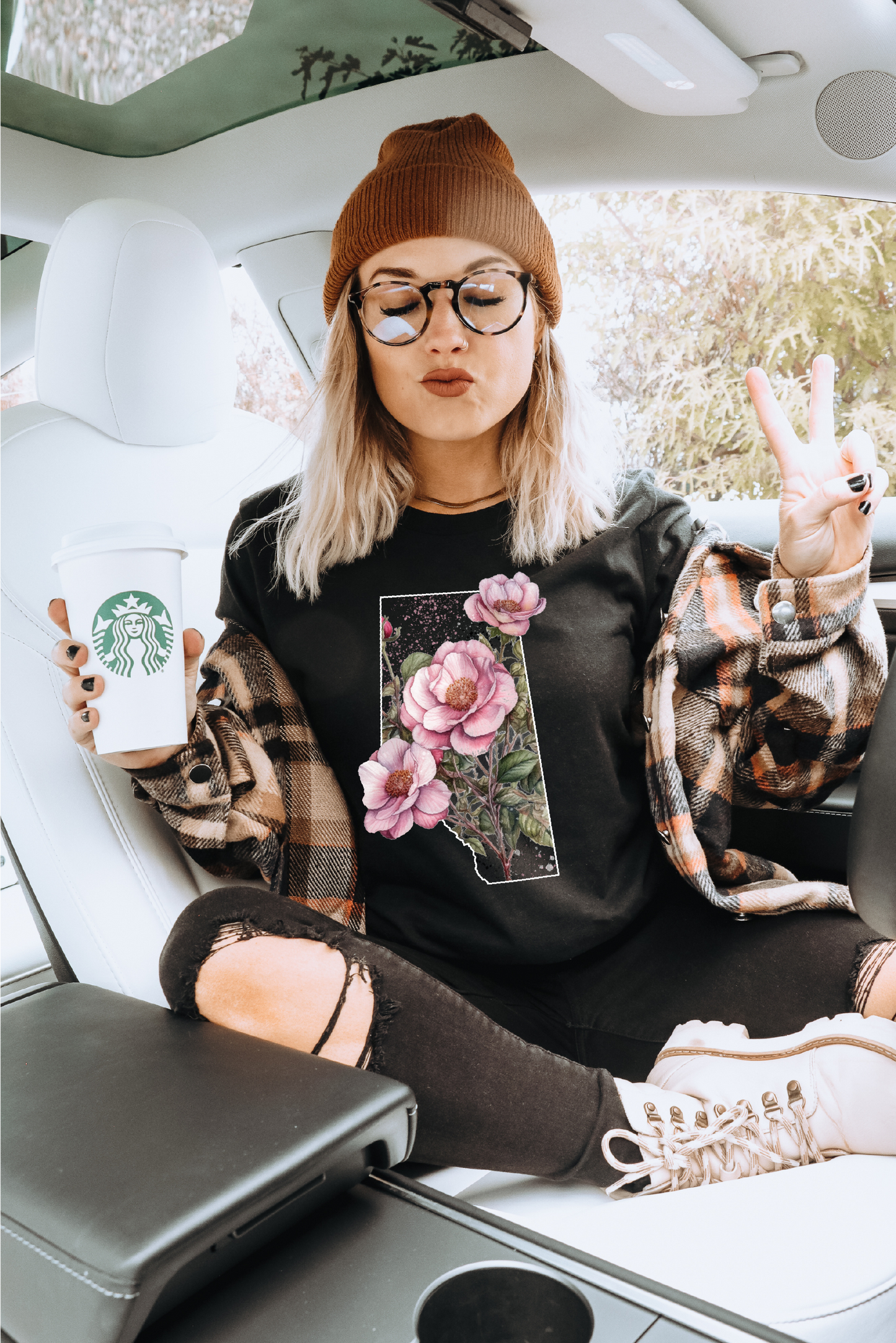 Wild Rose Province Unisex T-shirt | Alberta Apparel