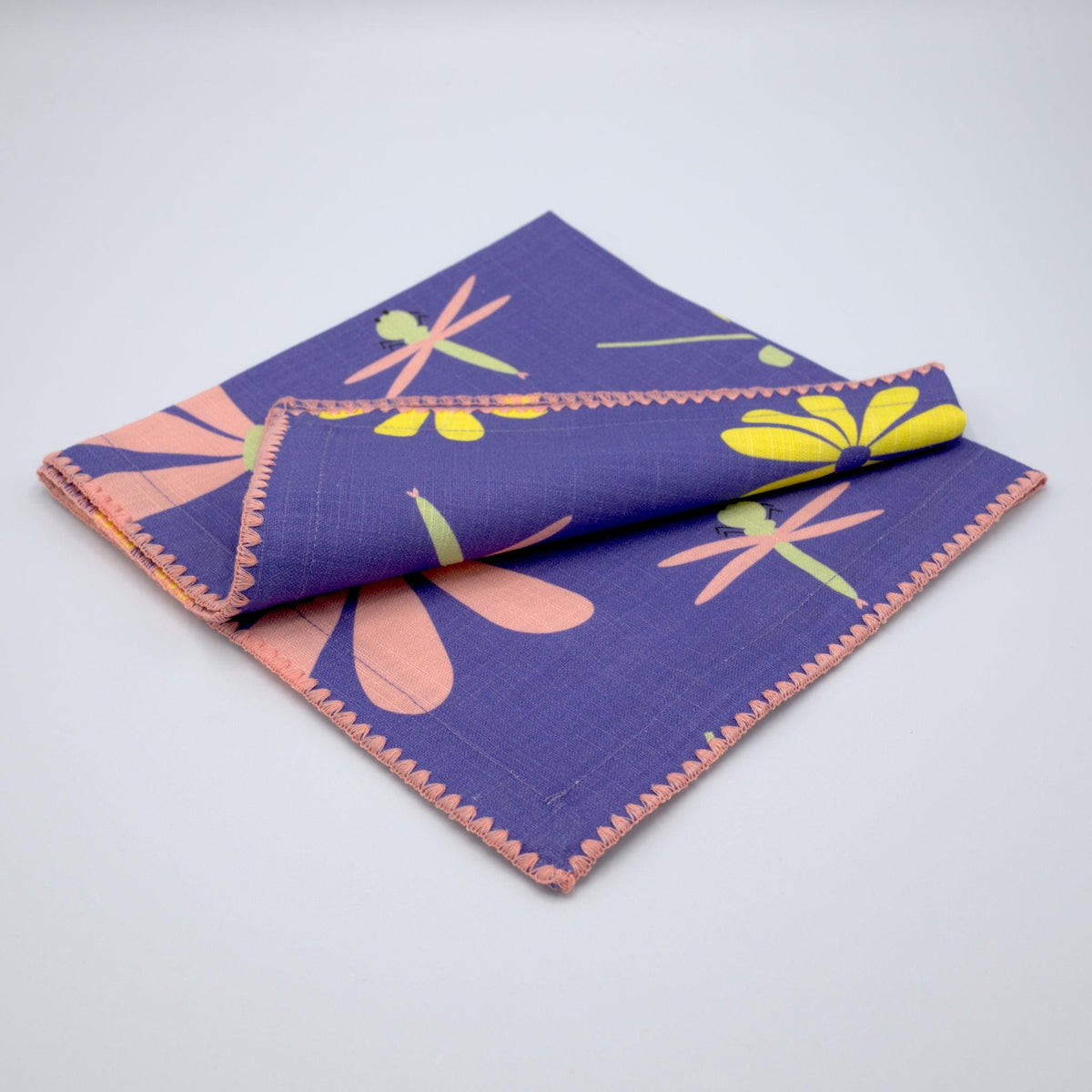Shy Dragonfly-Premium Cotton Dinner Napkins