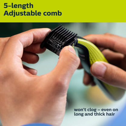 PHILIPS QP2724/21 OneBlade 360 Face Wet & Dry, Trim, Edge & Shave