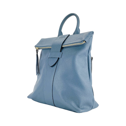 RENATO BORZATTA Soft Women’s modern Backpack – Genuine Leather, Made in Italy