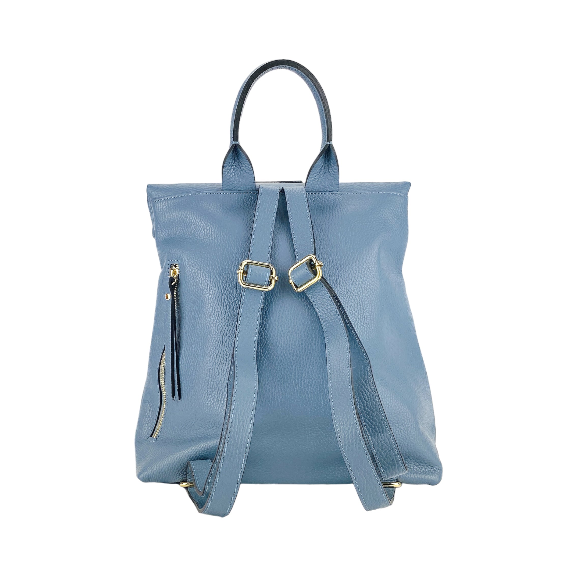 RENATO BORZATTA Soft Women’s modern Backpack – Genuine Leather, Made in Italy