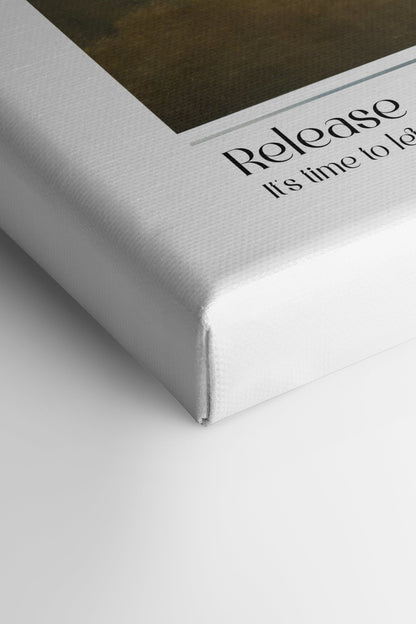 Release, Oeuvre sur toile étirée