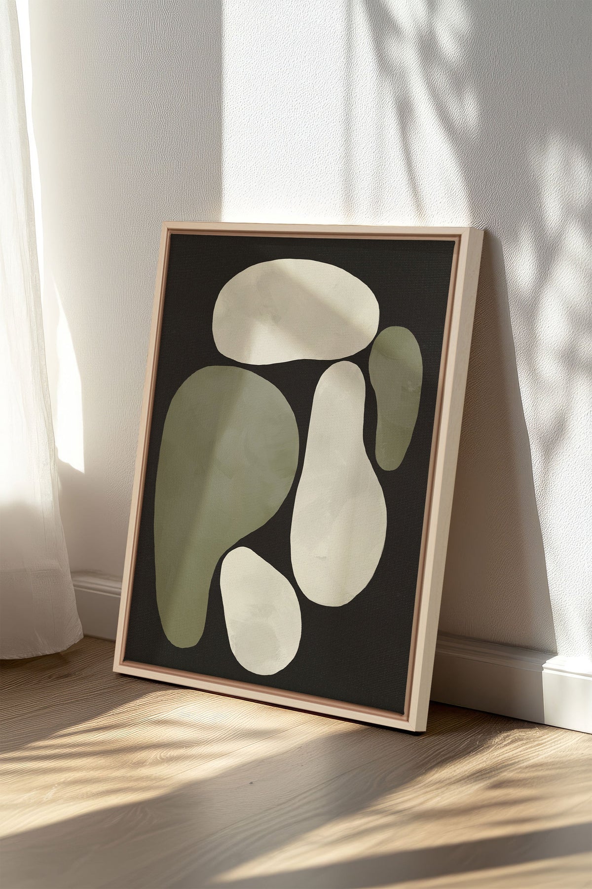 ROCHES, Oeuvre sur toile étirée