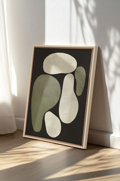 ROCHES, Oeuvre sur toile étirée