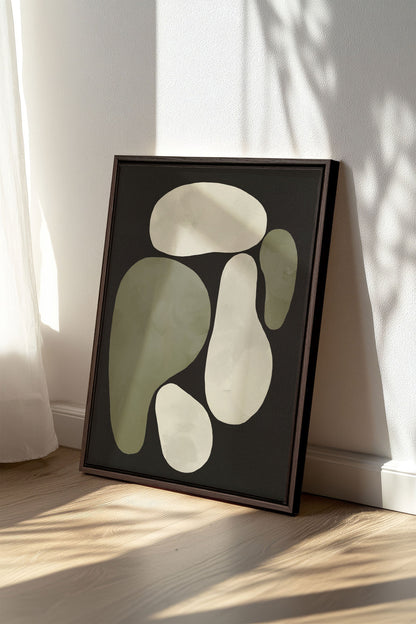 ROCHES, Oeuvre sur toile étirée