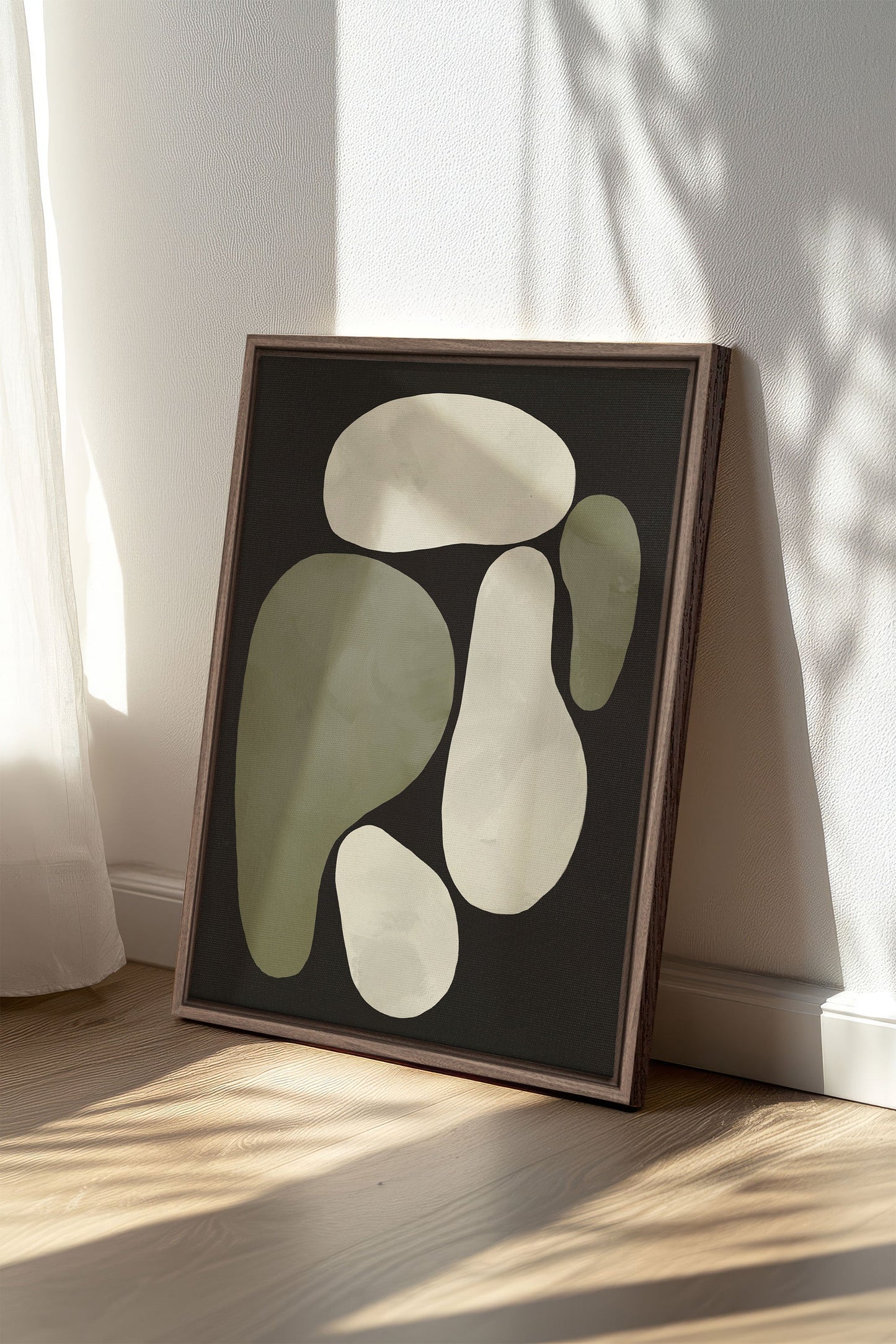 ROCHES, Oeuvre sur toile étirée