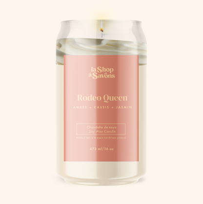 Chandelle de soya 16 oz - Rodeo Queen