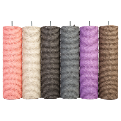 Fique Rope Replacement Post with screw - 15 Inch
