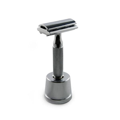 Rockwell Inkwell Razor Stand - Gunmetal Chrome