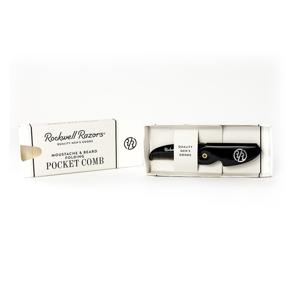 Rockwell Folding Moustache Comb