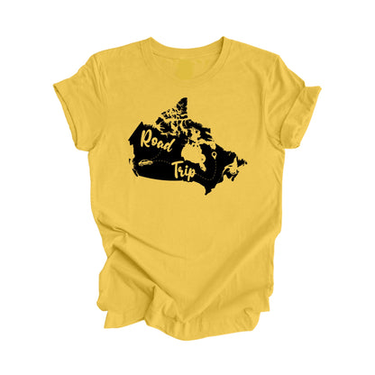 Road Trip Canada Shirt, Gift, Travel Shirt, Family Vacation Shirts, Adventure Shirt, Road Trip Shirt, Girls Trip Shirt, Travel T-Shirt - Inspired X