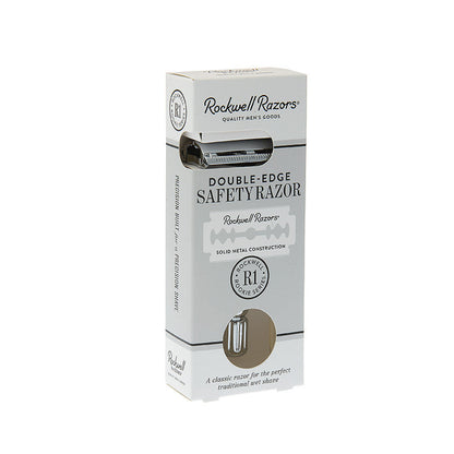 Rockwell R1 DE Safety Razor - White Chrome