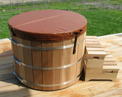 Fluid Float Japanese Cedar Soaking Tub