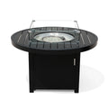 Aluminum Propane 42" Round Outdoor Fire Pit Table
