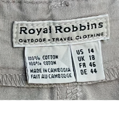 Royal Robbins Women's Billy Goat Shorts Size 14