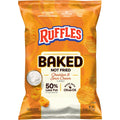 Baked Ruffles 50% Less Fat Cheddar & Sour Cream Potato Chips, 177g