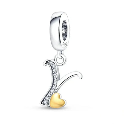 Spell It Out with Style: Alphabet Charms for Bracelets (925 Silver)
