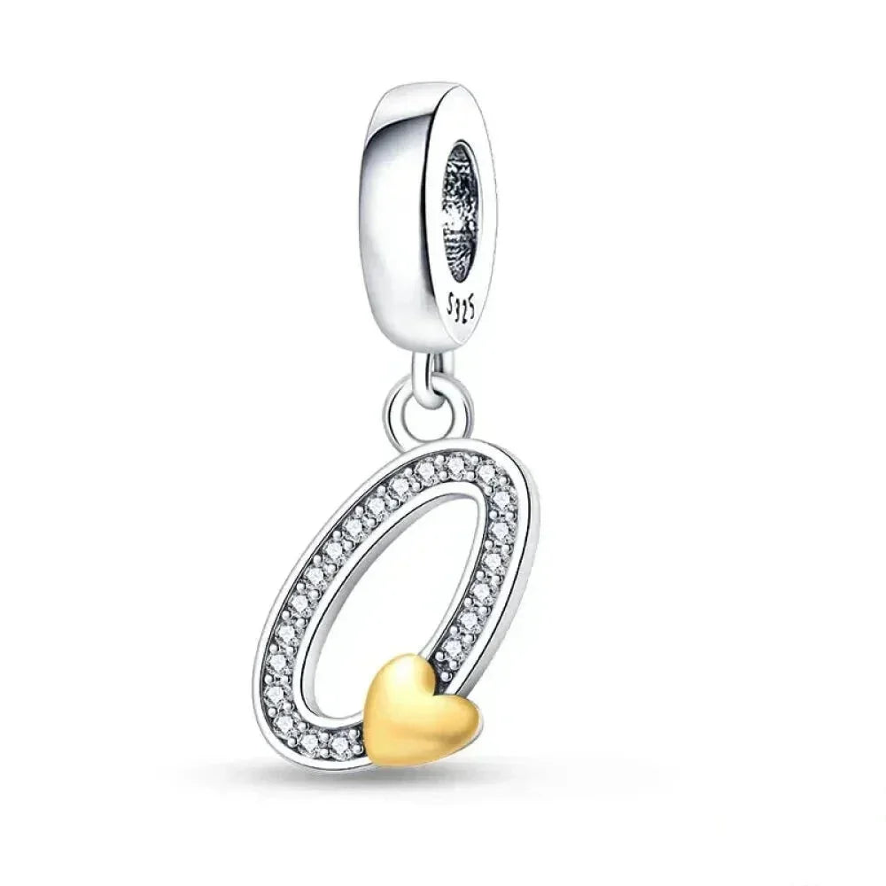 Spell It Out with Style: Alphabet Charms for Bracelets (925 Silver)