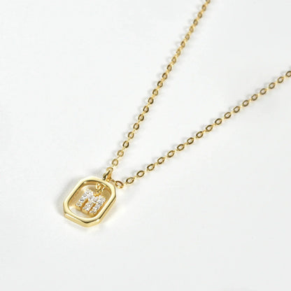 Sterling Silver Initial Necklace