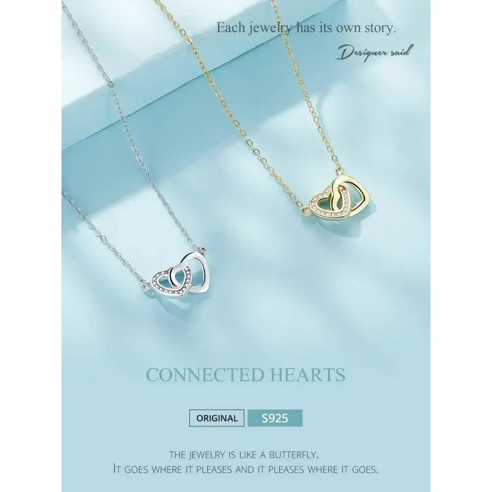 925 Sterling Silver Heart Pendant Necklace - Perfect Valentine'S Day Gift