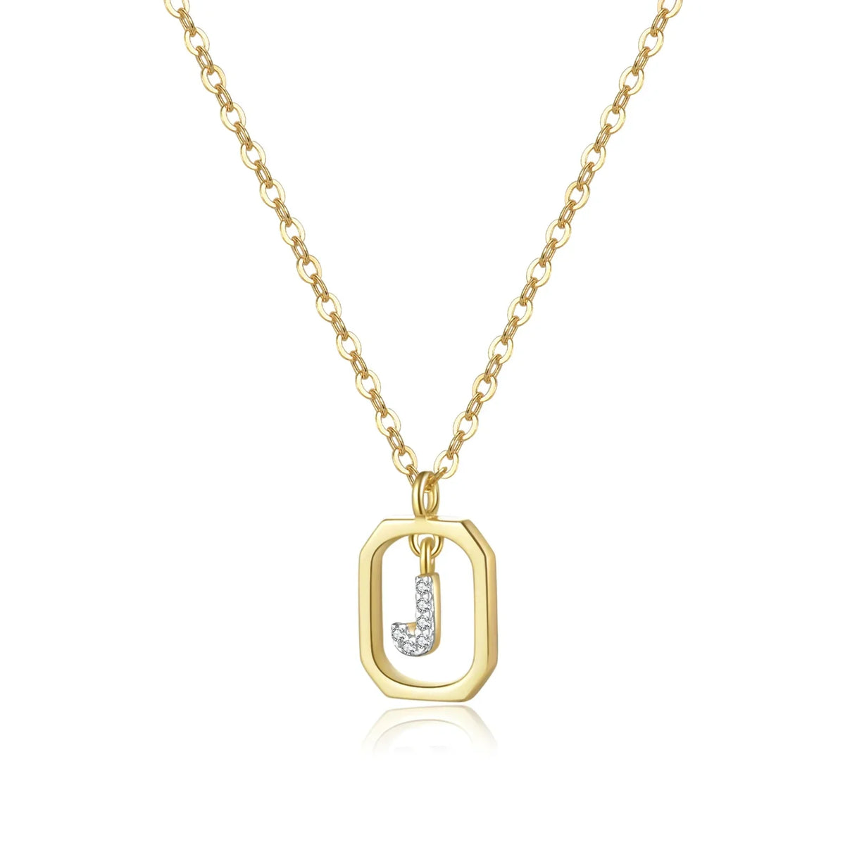 Sterling Silver Initial Necklace