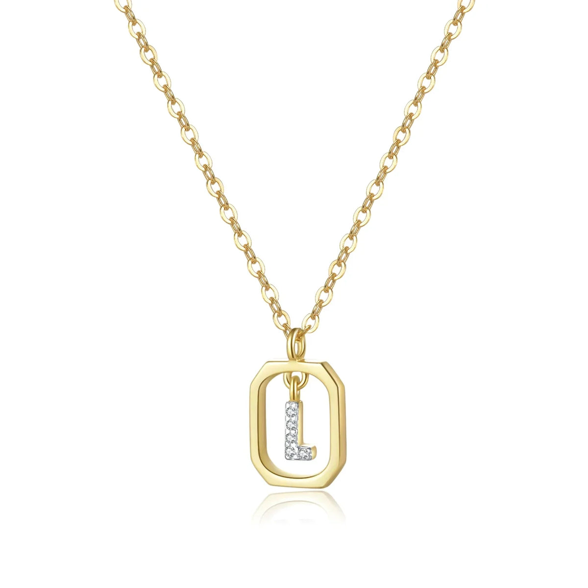 Sterling Silver Initial Necklace