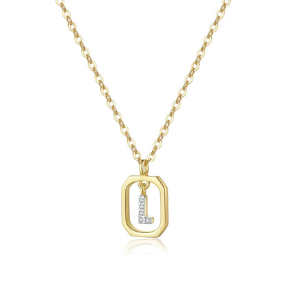 Sterling Silver Initial Necklace