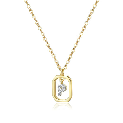 Sterling Silver Initial Necklace