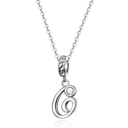 Chic And Timeless 925 Sterling Silver Initial Pendant Necklace | Platinum Plated Vintage Letter A To Z | Women'S Fine Jewelry