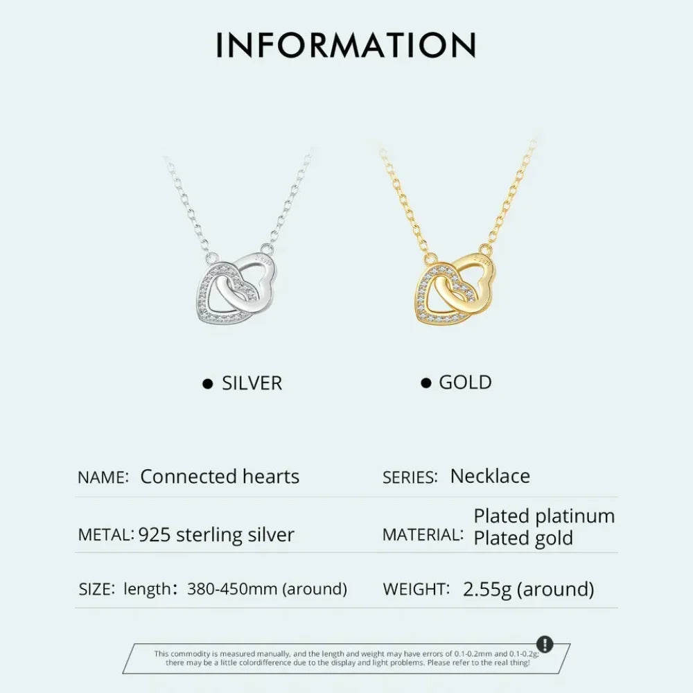925 Sterling Silver Heart Pendant Necklace - Perfect Valentine'S Day Gift