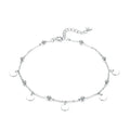 925 Sterling Silver Geometric Minimalist Anklets - Elevate Your Summer Style With Sct011