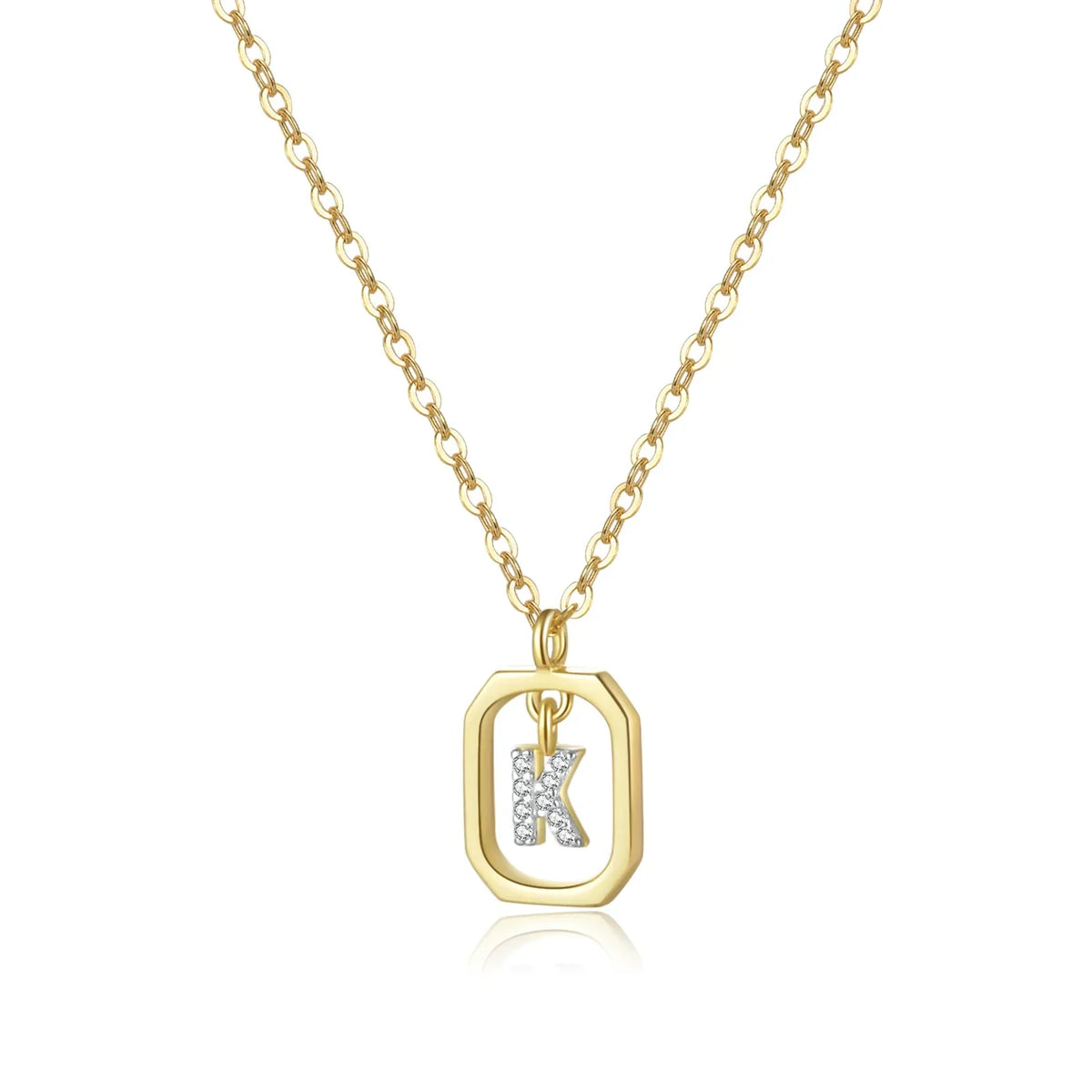 Sterling Silver Initial Necklace