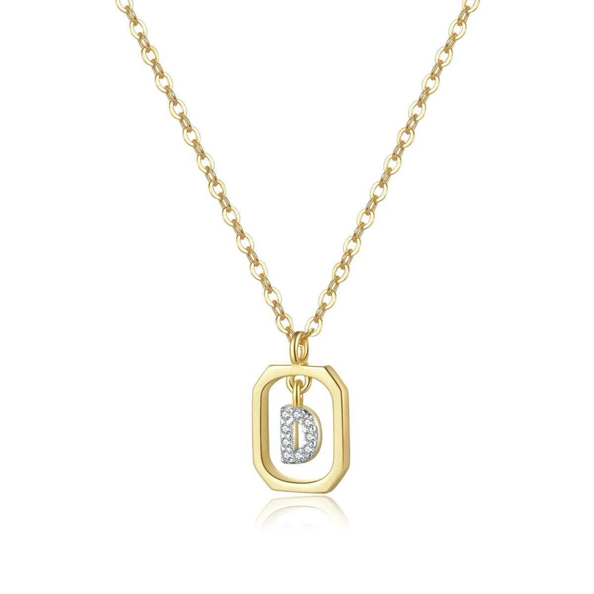 Sterling Silver Initial Necklace