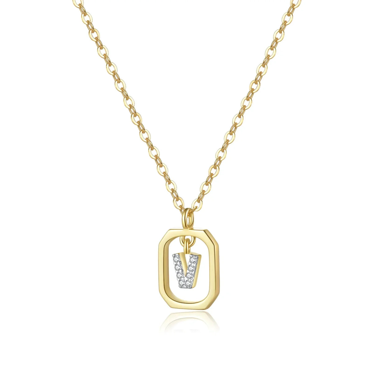 Sterling Silver Initial Necklace